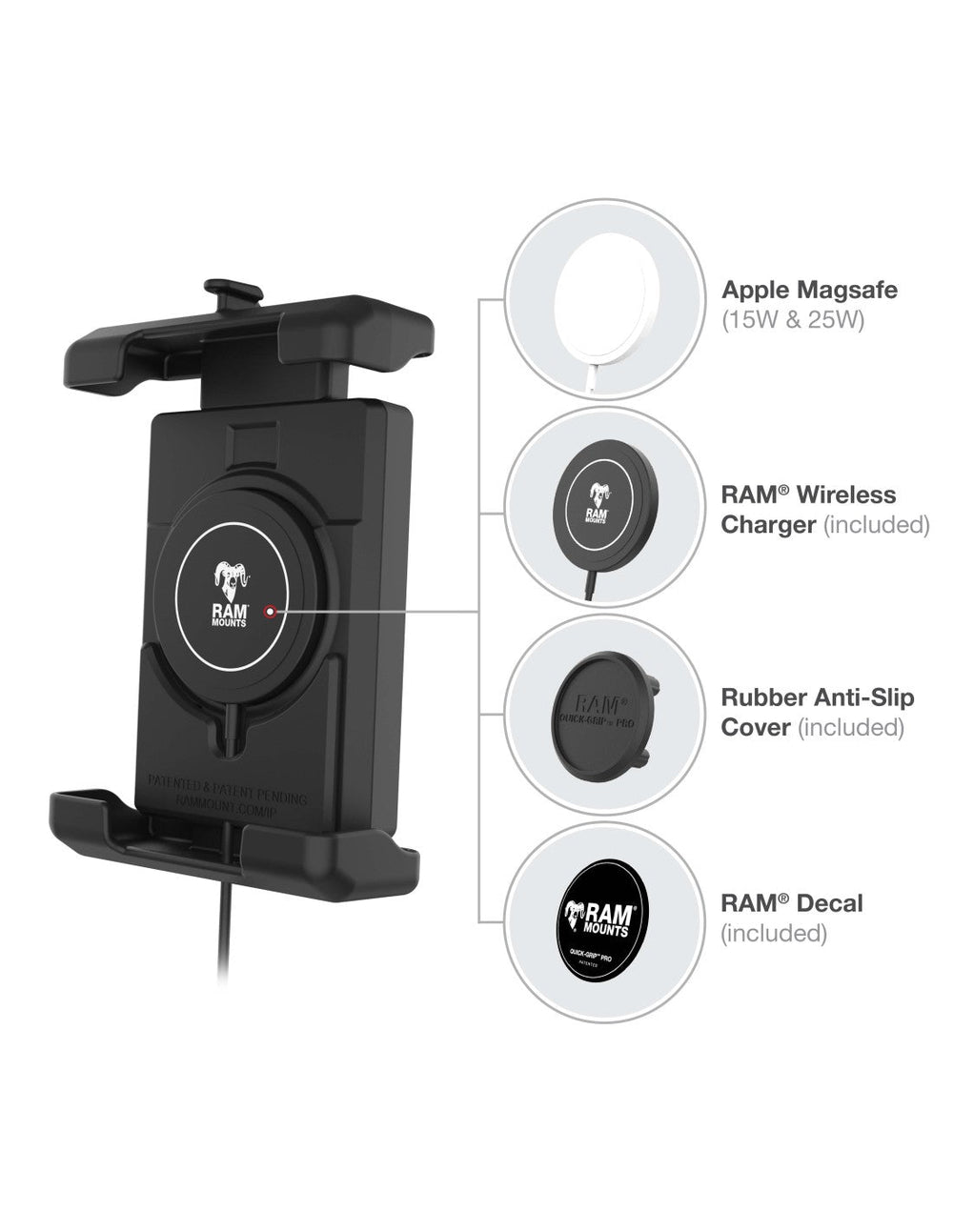 RAM Mounts Cradles RAM-HOL-PD7B-W2MU